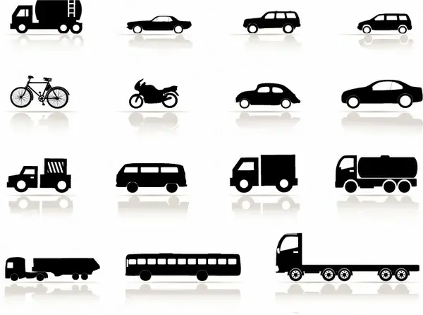 Icon set, Vehicles