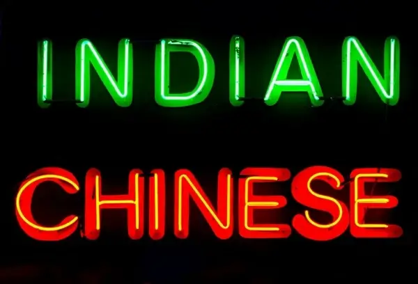 indian and chinese