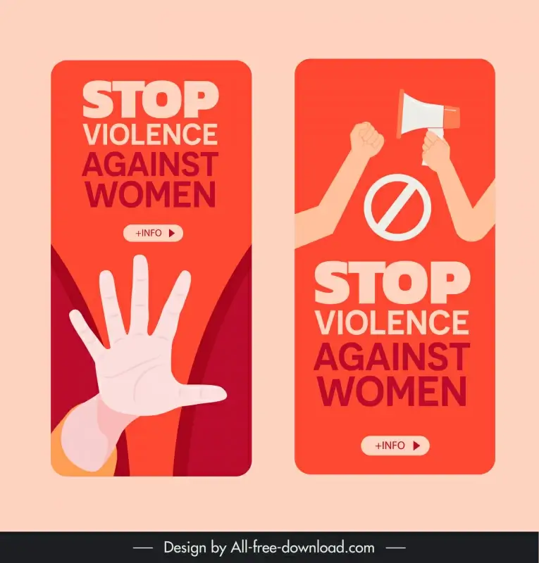 international day for the elimination of violence against women poster template flat dynamic classical hand arms sketch