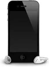 iPhone 4G headphones shadow