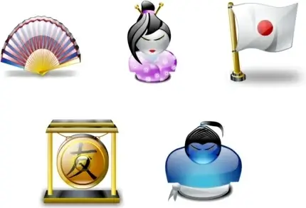 Japanese Traditions icons pack