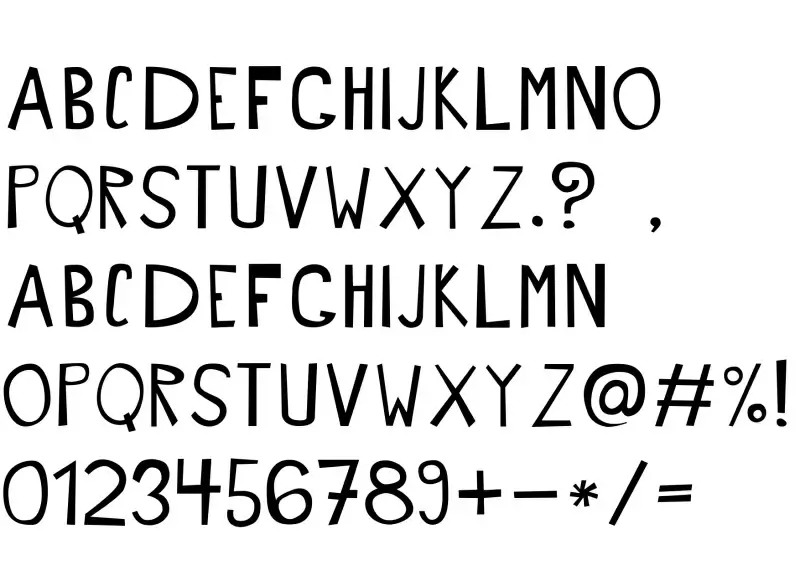 Vintage Decorative Signs 5 Font in truetype .ttf opentype .otf format