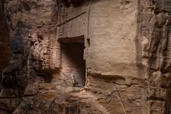stone cave in natural heritage