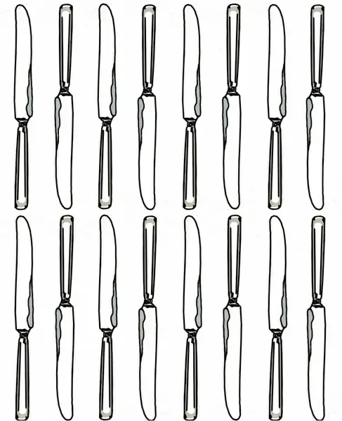 just knives background