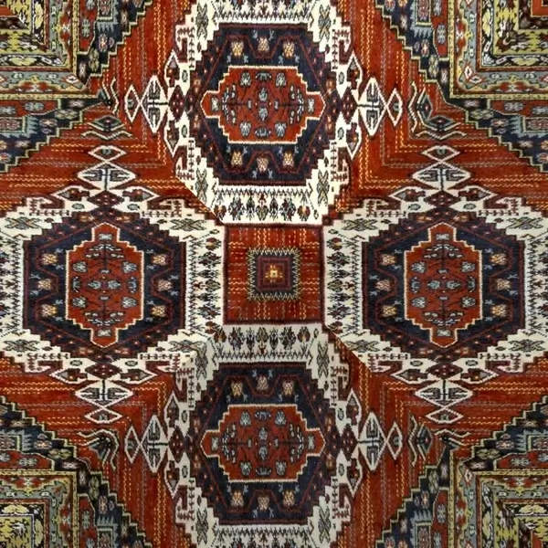 kaleidoscope of persian carpet