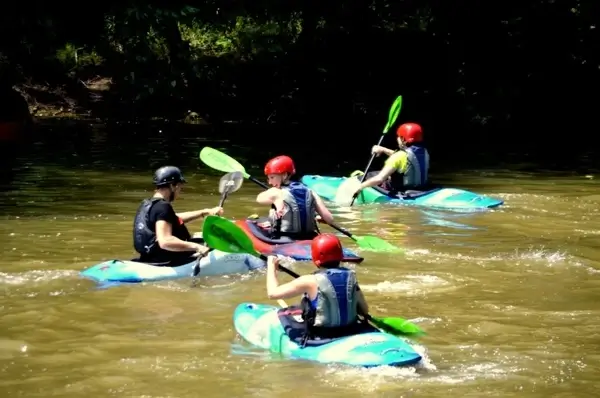 kayakers