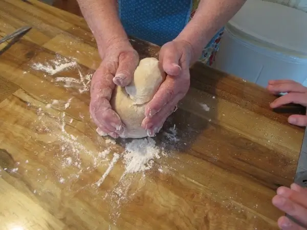 kneading dough