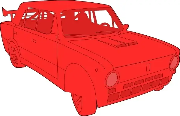 Lada Car clip art 