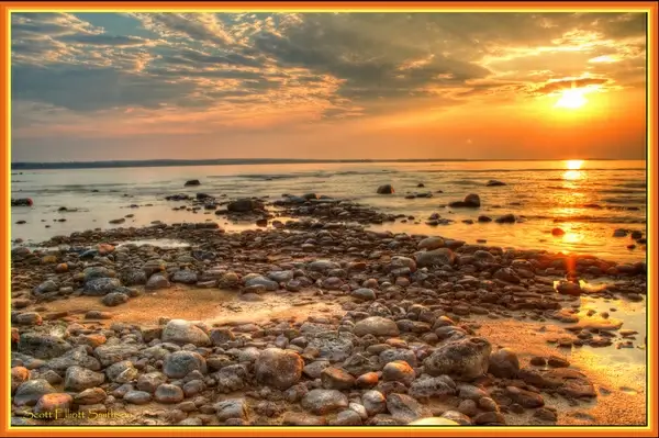 lake huron sunrise
