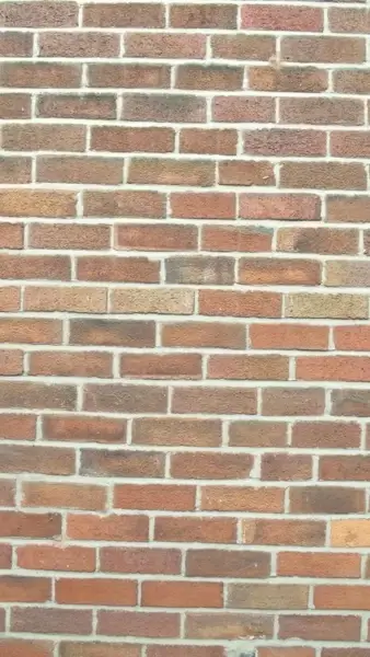 large surface brick wall