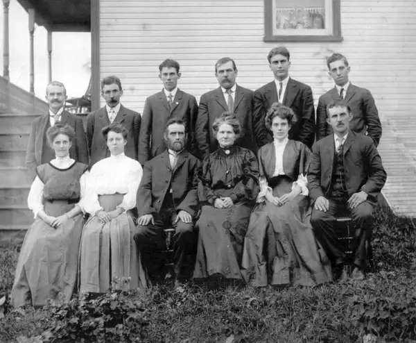 late 19th century family
