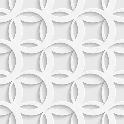 layered white vector seamless pattern