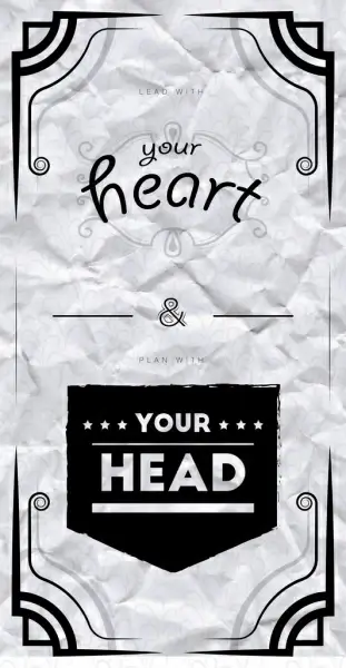 lead with your heart and plan with your head