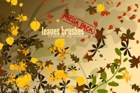 Leaves Brushes - MEGA PACK