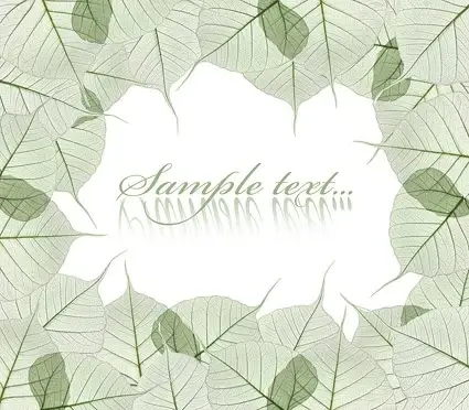 leaves decorative edge models picture