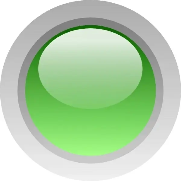 Led Circle (green) clip art