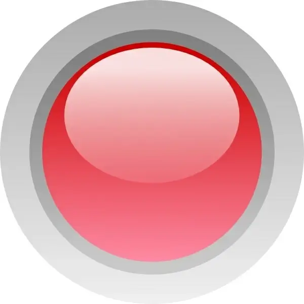 Led Circle (red) clip art