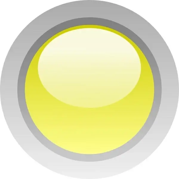 Led Circle (yellow) clip art
