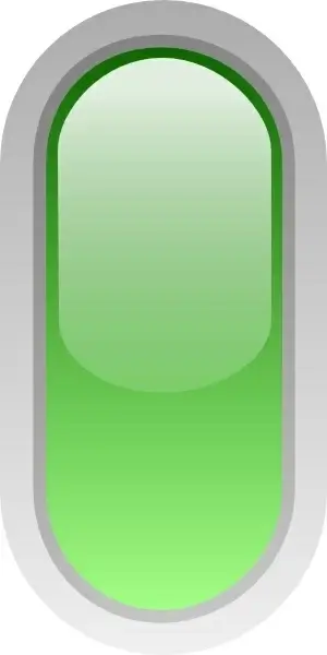 Led Rounded V (green) clip art
