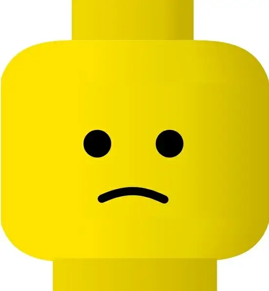 Lego Smile Sad clip art