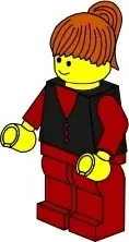 Lego Town Businesswoman clip art