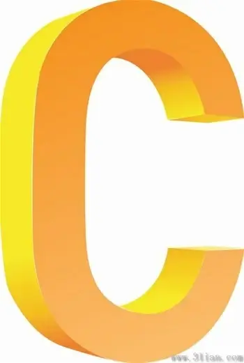 letter c icons vector 