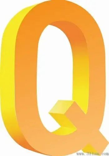 letter q icon vector