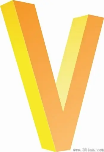 letter v vector icon