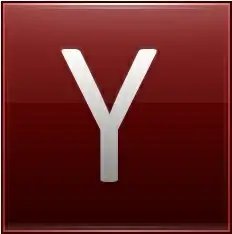 Letter Y red