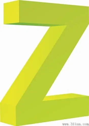 letter z icons vector