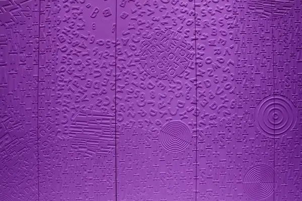 letters numbers texture