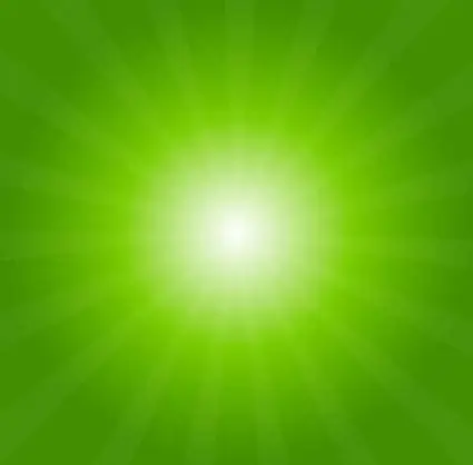 light burst abstract green background vector