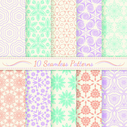 light colored seamless pattern creative graphics vector