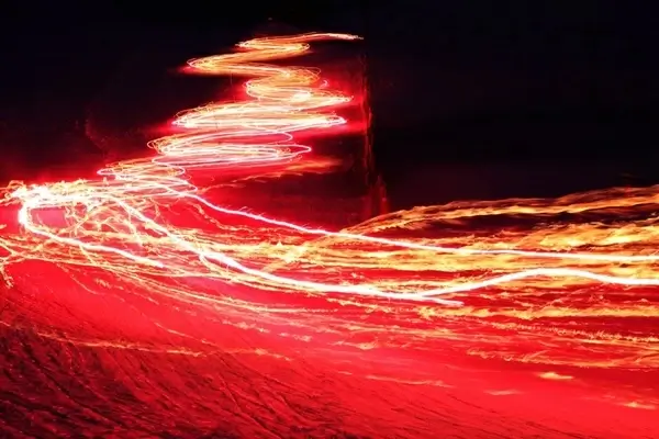 light trails