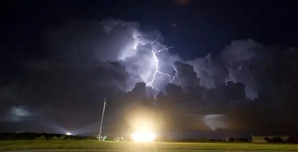 lightning weather rocket