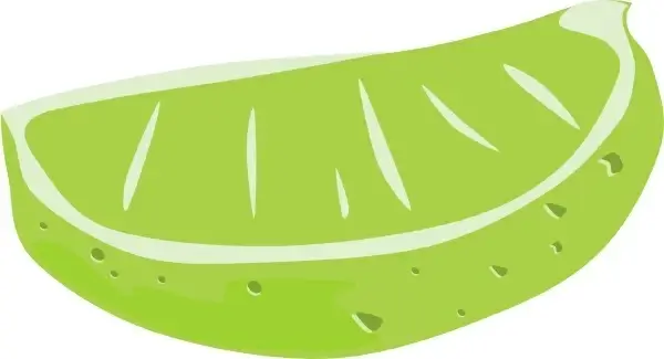 Lime Wedge clip art