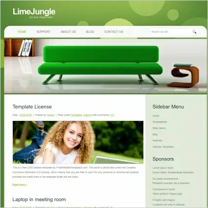 LimeJungle Template 