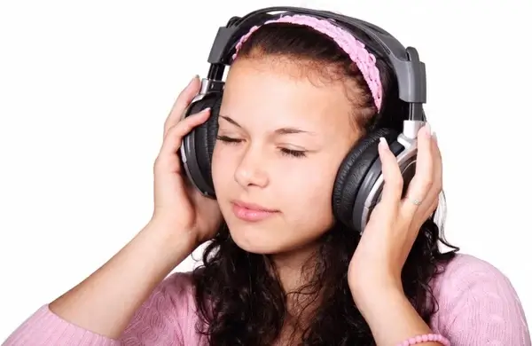 listening to music