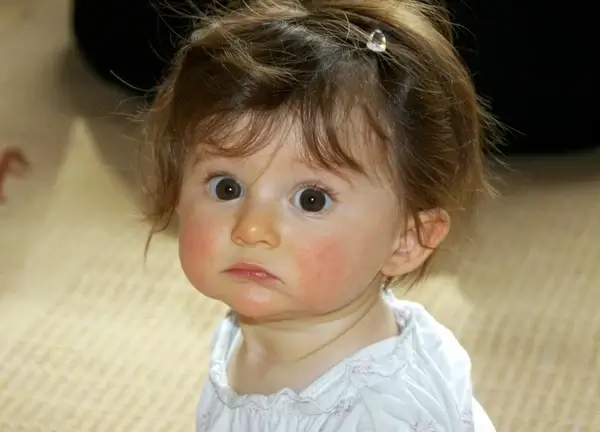 little girl portrait face