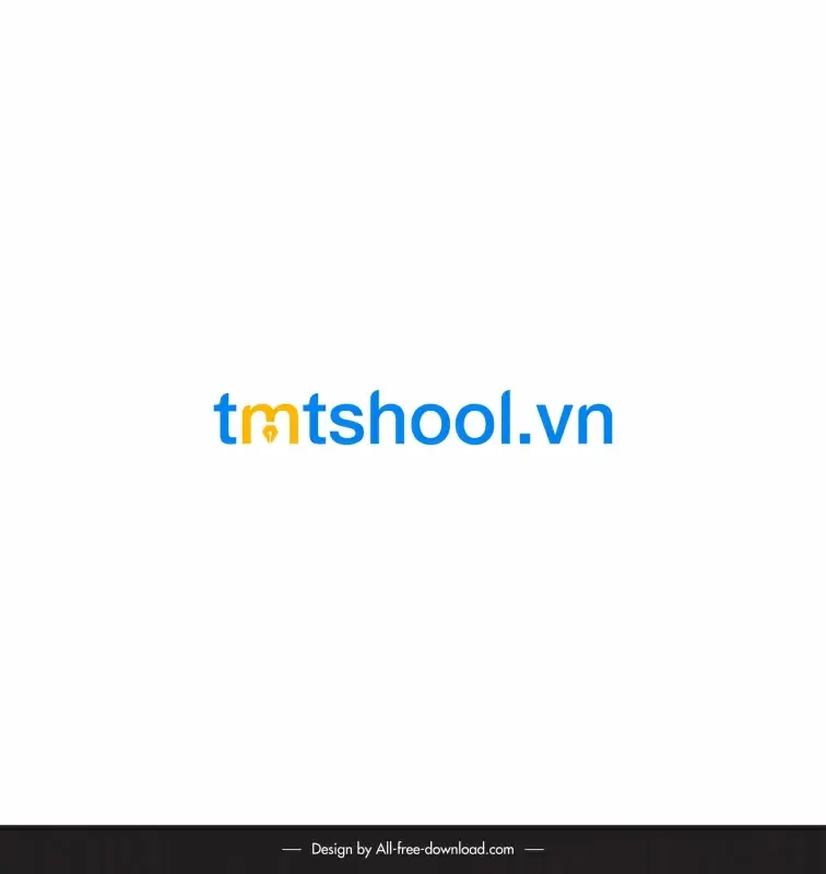 logo education template flat elegant modern 