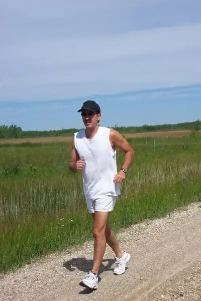 lone jogger