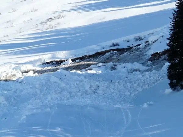 loose snow avalanches avalanche tear off tabs