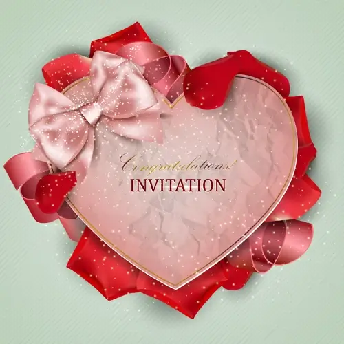 love and romantic invitation cards 