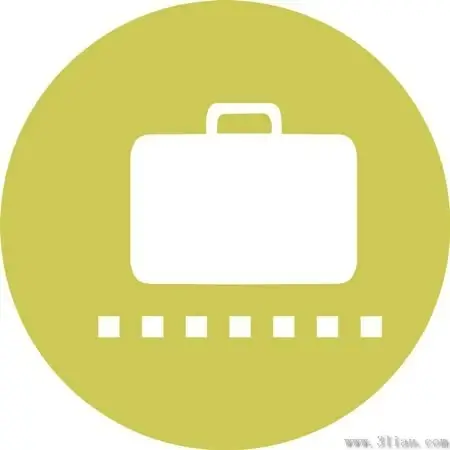 luggage vector icons