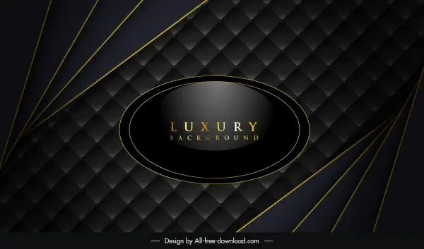 luxury background shiny black design squares lines decor