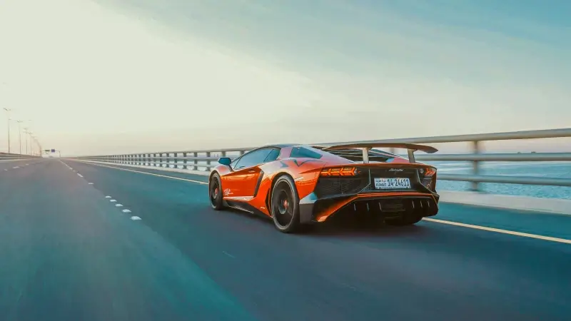 luxury car backdrop dynamic moving
