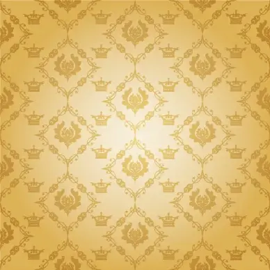 luxury crown vector seamless pattern vector