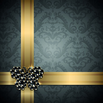 luxury jewellery design background vector