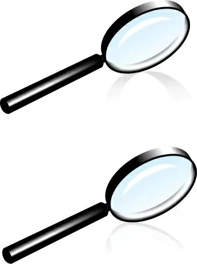 Magnifying Glass Lens clip art