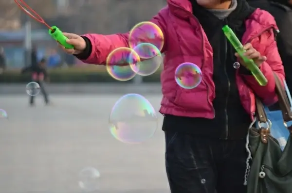 making bubbles